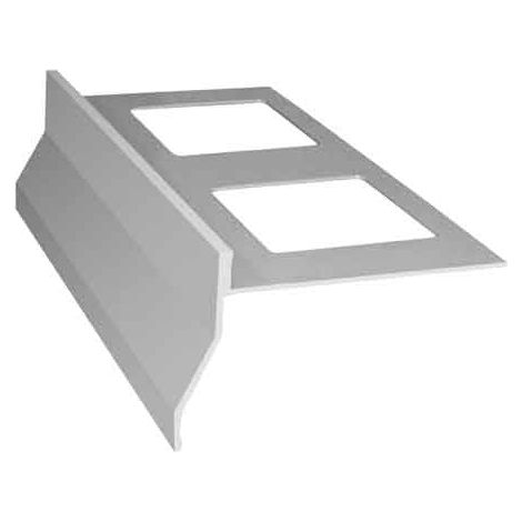 RINNENHALTER FÜR BALKONE UND TERRASSEN 'NOR' Rand 55 mm / Läng. 2,7 m