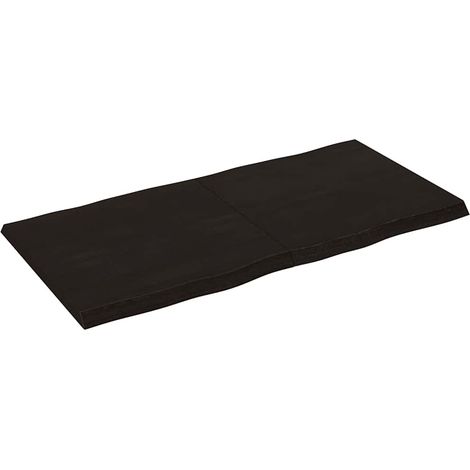 Dessus de table Dessus de bureau Plateau de table bois massif traité bordure assortie