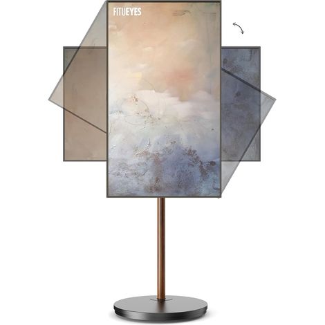 Support TV sur Pied pour Écran de 24 à 48 Meuble TV Universel Rotation de 90°Charge Max 20KG Réglable en Hauteur VESA 200 200mm Série Master (1/5)