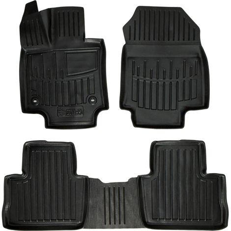 Alfombrillas para Toyota RAV 4 V XA50 AT versión 2018 con transmisión automática, incluyendo híbrido (HEV) e híbrido enchufable (PHEV).