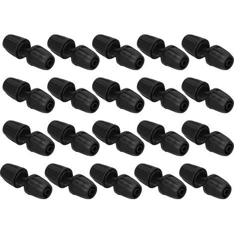 20 raccords droits pour tuyau d'arrosage 8/11 avec verrouillage (1/5)