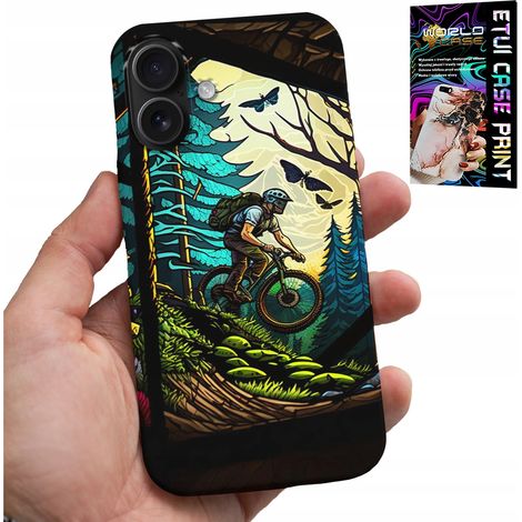Custodia per iPhone 16 - bici, spedizioni estreme nella foresta (1/5)