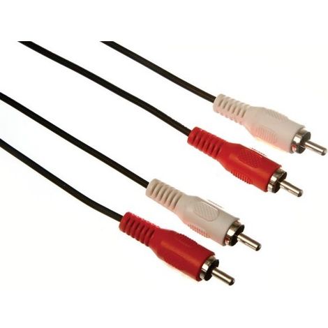 2 X Connettore Audio RCA Verso 2 X Connettore Audio RCA / Di Base / 10 0m