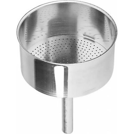 Embudo Para Cafetera OroleY De Aluminio, 6 Tazas, Ligero Y Resistente Al Desgaste