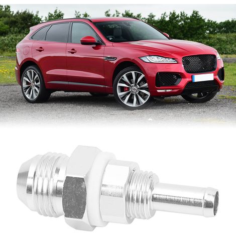 Plaque de séparation pour connecteur mâle AN8 en alliage d'aluminium automobile 5/16, embout cannelé, connecteur de réservoir de carburant MG04-AN8-5/16 (numéro de pièce) (1/5)