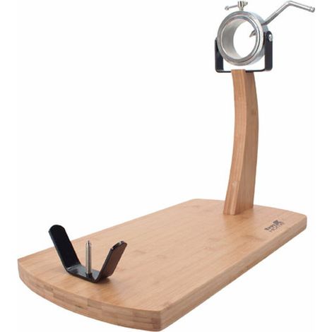 Tm Home Porta Prosciutto in legno girevole ergonomico (1/3)