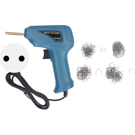de soudage plastique avec agrafeuse robuste et pratique kit