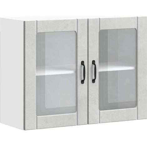 Maison Exclusive - Armario pared cocina puerta de cristal Lucca g