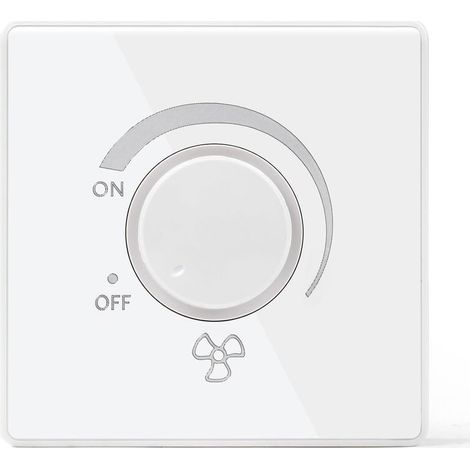 Stufenloser Drehzahlregler für Deckenventilatoren, 220 V 10 A Typ 86 Aufputz-Drehzahlschalter (1/5)