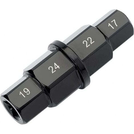 Outils d'essieu Hexagonal de Moto,17mm 19mm 22mm 24mm Outil Axe pour Démontage ou Montage Roue Avant Moto,Douille Clé Spéciale pour Honda, Kawasaki, Suzuki, Yamaha, Buell, BMW (1/5)
