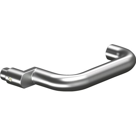 Profiltürdrückerlochteil OGRO 8100A AL 8mm Alu.F1 gekr. (1/4)