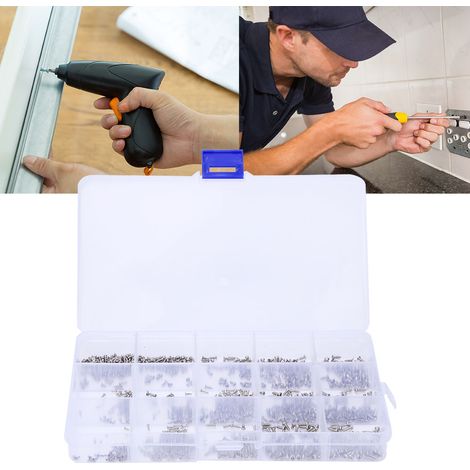 1000 Stück Miniatur-Rundkopf-Senkkopf-Kreuzschlitzschrauben M1 M1.2 M1.4 M1.7 (1/5)