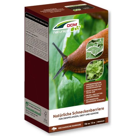 DCM Naturapy Schneckenbarriere 4 kg Schneckenabwehr Mechanische Barriere