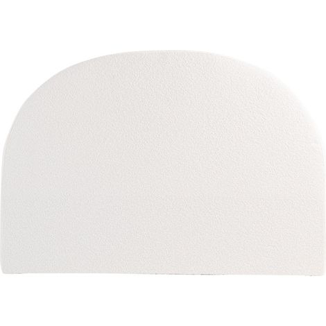 Tête de lit en tissu bouclette demi-lune L150cm - Écru - NOUSSA (1/5)
