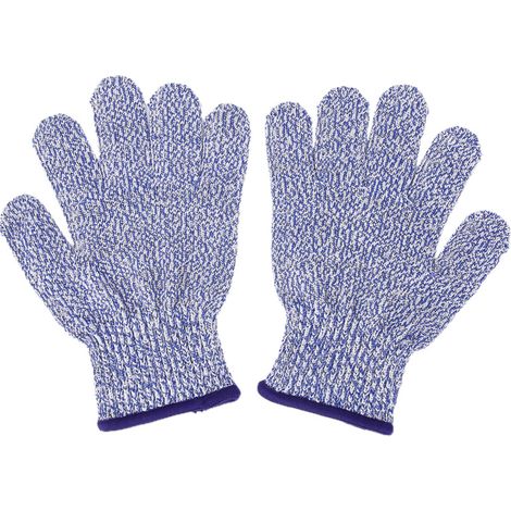 Guantes protectores infantiles de fibra de vidrio resistentes a los cortes, ideales para trabajos de carpintería (talla XXS).