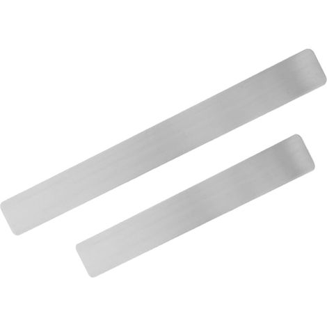 Lot de 2 bandes métalliques adhésives pour photos et notes. Matériau