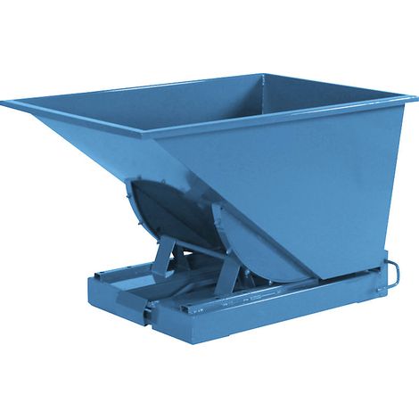 eurokraft basic, Benne basculante, bleu, capacité 0,3 m³