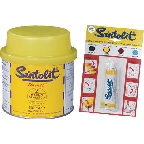 MASILLA MINI PARA MÁRMOL SINTOLIT 60 ml - Blanco