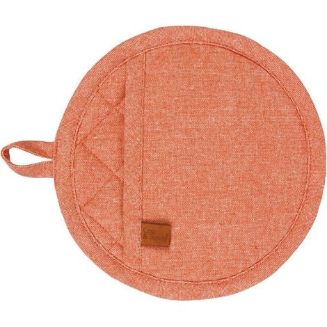 Runde Topfhandschuhe 20 cm Rost - Stoff - Cosy & Trendy