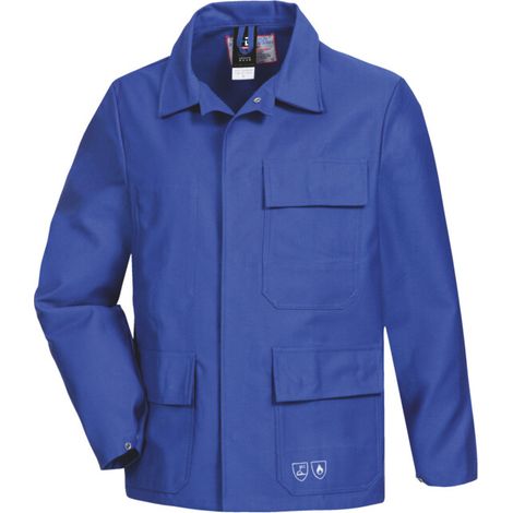 HB TEMPEX Blouson de soudeur PROBAN, bleu royal, Taille de confection DE: 50