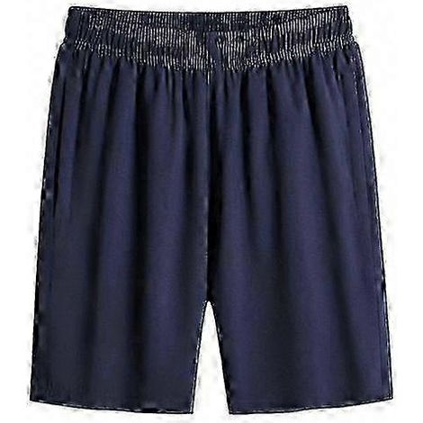 Short de sport homme taille ample été - ceinture élastique, entrejambe profond, tissu léger avec poches latérales, coupe décontractée pour homme (1/5)