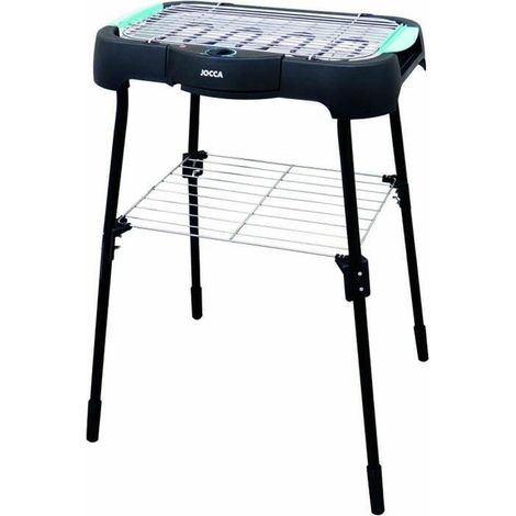 Jocca 2379 Elektrischer Grill schwarz Fläche 41x24,5 cm
