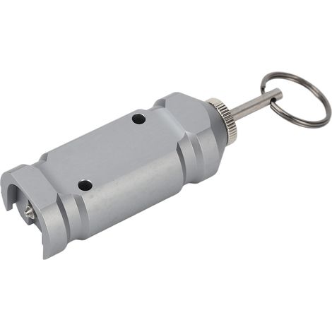 Alarme de périmètre en alliage d'aluminium, système d'alerte précoce complet, dispositif d'alarme à fil d'acier et à goupille pour la sécurité des propriétés de camping, gris (1/5)