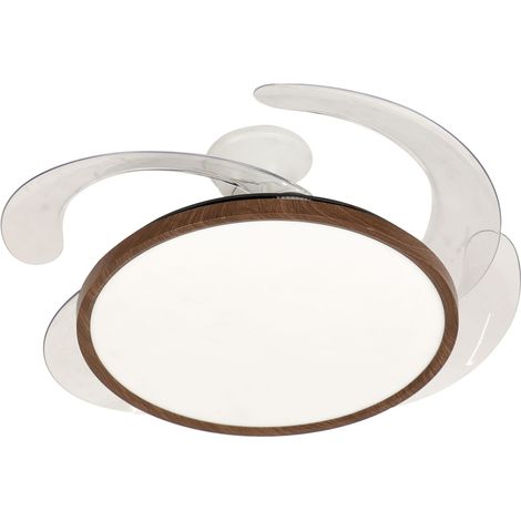 Ventilateur plafond Aelion Ø122cm – LED 30W – Pales rétractables – Moteur DC (1/5)