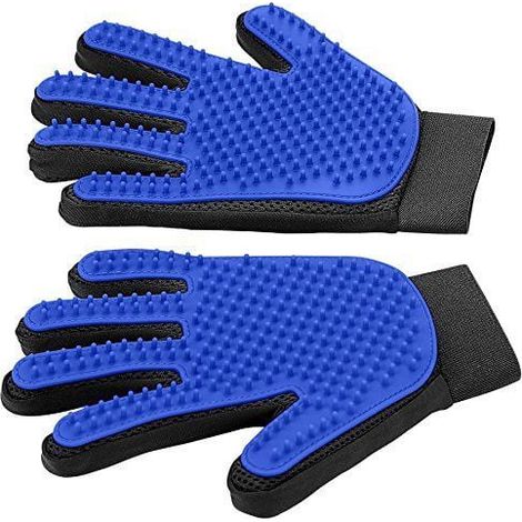 Gants de toilettage pour animaux de compagnie brosse chien chat épilateur mitaine Massage démêlage 1 paire
