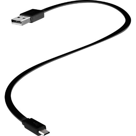 Cable USB-C vers USB 30cm noir