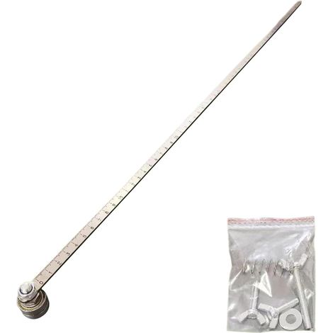 1 Guide De Découpe, Règle Réglable 60cm, Système Rail Scie, Construction Métal, Pour Bois Et Métal, Atelier Pro