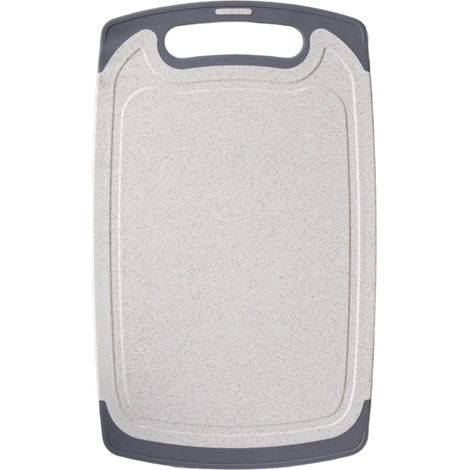 Planche À Découper - Plastique Alimentaire - Double Face Avec Zone De Râpage - Antidérapante - Lavable En Lave-Vaisselle - 32,7 X 20 X 0,5 Cm - 1 Pièce (1/5)