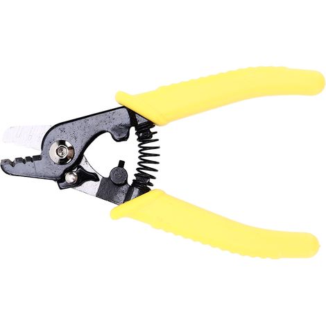 3-Loch-Kabelabisolierer, präzise und schnell, ergonomischer, rutschfester Griff, Sicherheitsverriegelung, wirtschaftliches Glasfaserwerkzeug. (1/5)