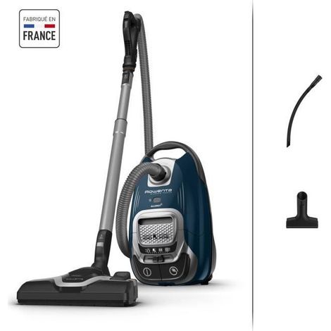 ROWENTA RO7451EA Aspirateur avec sac, Puissance 400 W, Haute filtration, Basse consommation, Silencieux, Fabriqué en France, … (1/5)