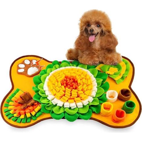 Tapis De Fouille - 64 X 43 Cm - Antidérapant - Pour Chiens Toutes Tailles - 1 Pièce (1/4)