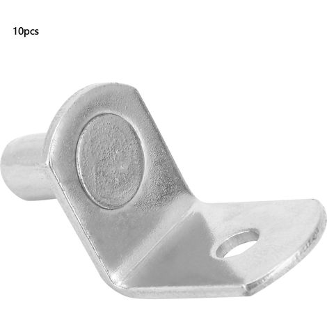 Lot de 10 supports d'étagère pour meubles et placards, fixation murale (1/5)