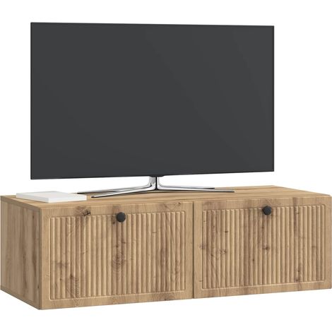 Maison Exclusive - Wandmontierter TV-Schrank Artisan-Eiche 98 x 4