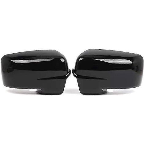 Coques de rétroviseurs latéraux noir jais pour les modèles Dodge Ram 1500 2013-2018, numéros de pièces 68096199AF et 68096198AH. (1/5)