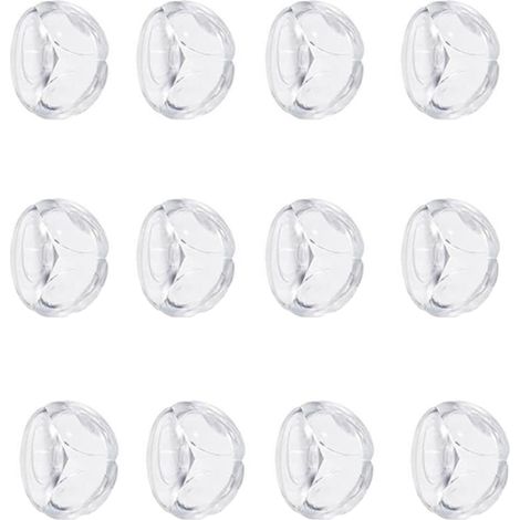 protections d'angle rondes pour enfants Protection des coins table transparents anti-collision lot de 12 (1/5)