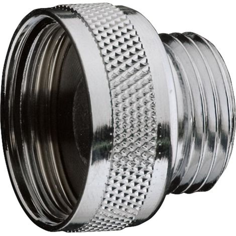 Hansgrohe Gewindenippel 3/4" AG x 1/2" IG Messing verchromt
