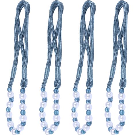 Attaches de rideaux perlées avec supports pour la décoration de rideaux de bureau (1/5)