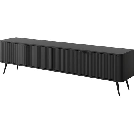 Mobile TV: 2 ante, mobili: Nero, 200 x 51,2 x 38cm (1/5)