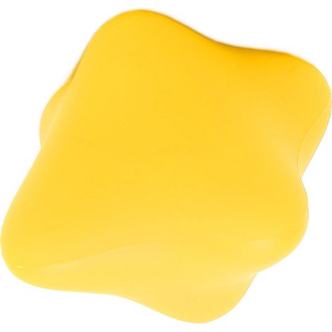 Balle anti-stress pour les doigts et les poignets, idéale pour renforcer les muscles et les muscles en cas d'arthrite. Jaune. (1/5)