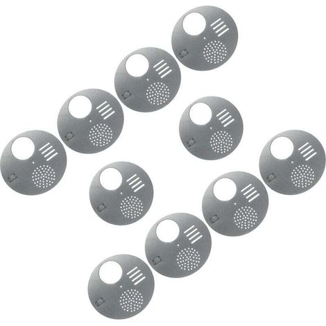 Set di 10 sportelli d'ingresso per cassetta nido d'api, piastra d'ingresso (diametro: 12,5 cm) - Attrezzatura per apicoltura, Attrezzi per apicoltura, Attrezzi per apicoltura - Crezuo
