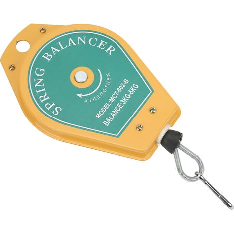 Compensateur de poids à ressort, capacité de charge de 3 à 5 kg, porte-outil rétractable avec suspension et accessoires de montage (1/5)