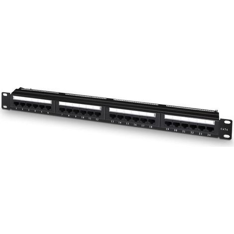 Patch Panel 24 Puertos UTP Categoría 6 Aisens A141-0509 (1/3)