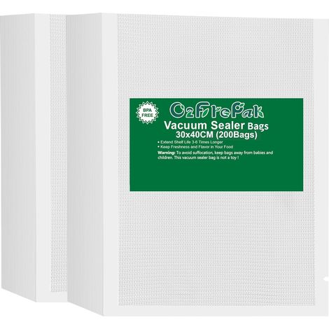 200 Sacs Sous Vide Alimentaire 30X40cm Sans BPA LFGB Congélation (1/5)