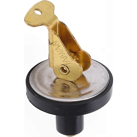 Bouchon de vidange en laiton avec joint en caoutchouc pour usage marin, ajustement par compression de 19 mm, vis de 3/8 de pouce de diamètre (1/5)