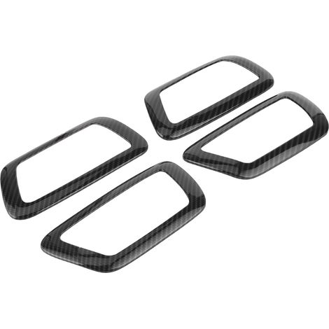 4pcs Garniture de Poignée de Porte Intérieure Cadre Moulure Style Fibre de Carbone Compatible Tacoma 2016-2020 (1/5)