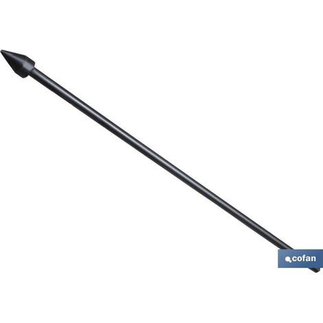 Plantoir rond 50 x 1280 mm avec manche métallique